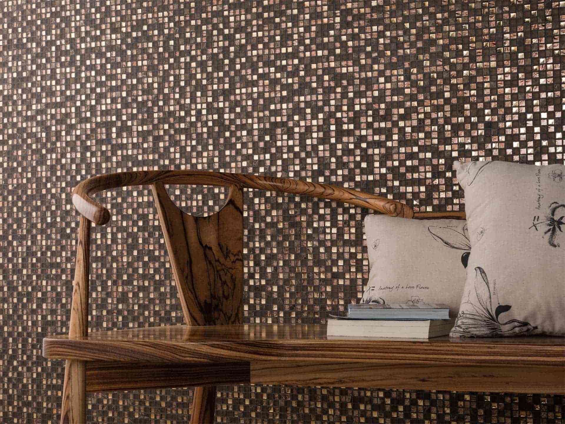 Treasures Bronze Emperador Square Mosaic (12x12 | matt-gloss)