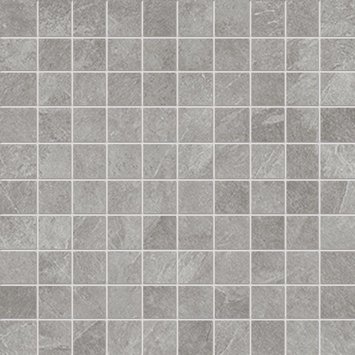 Cornerstone SLATE GREY porcelain mosaic tile by Emil, naturale finish, 12"x24" size. Premium Italian porcelain for floors and walls.