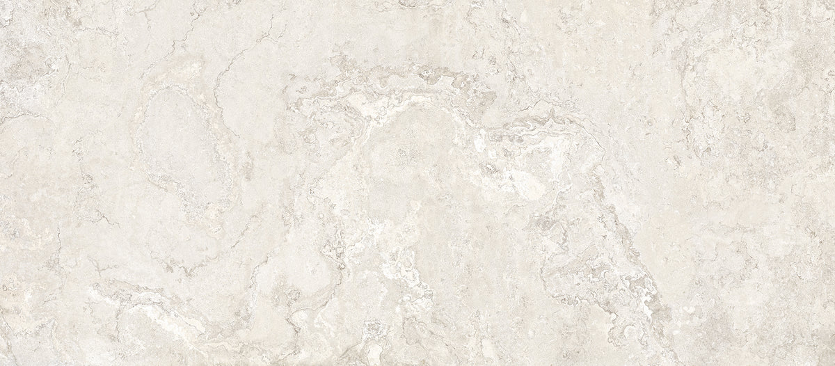 Unique Bourgogne Blanc porcelain field tile by Emil, tecnica finish, 23 5/8"x47 1/4"x9-mm size. Premium Italian porcelain for floors and walls.