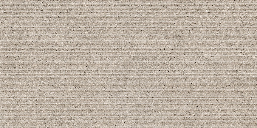 Veneer World Atelier Infinity Desert porcelain field tile, top-down product view, 12"×24"×11/32" size. Premium porcelain for floors and walls.