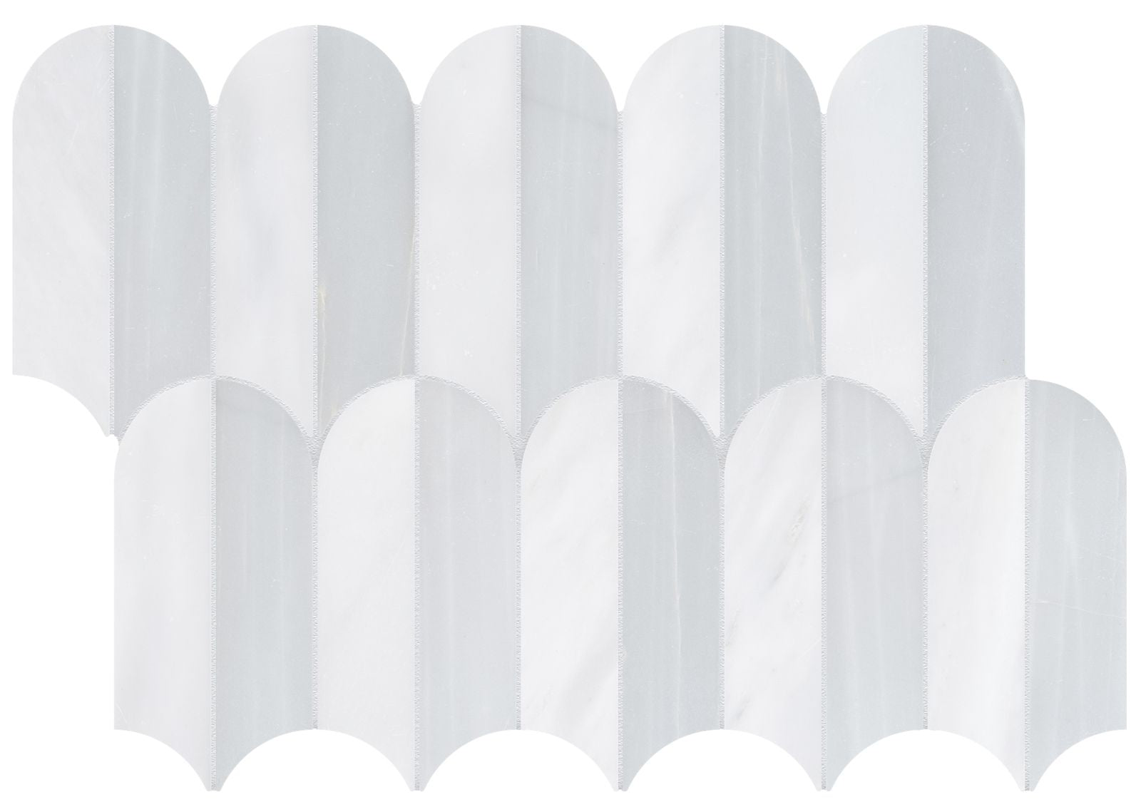 mosaic by Anatolia Tile, top-down product view. Premium porcelain for floors and walls.