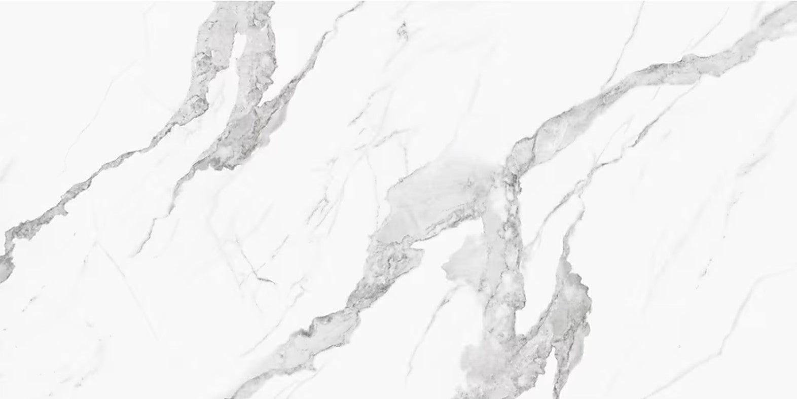 Statuario field tile by Anatolia Tile, top-down product view, 24"×48" size. Premium porcelain for floors and walls.