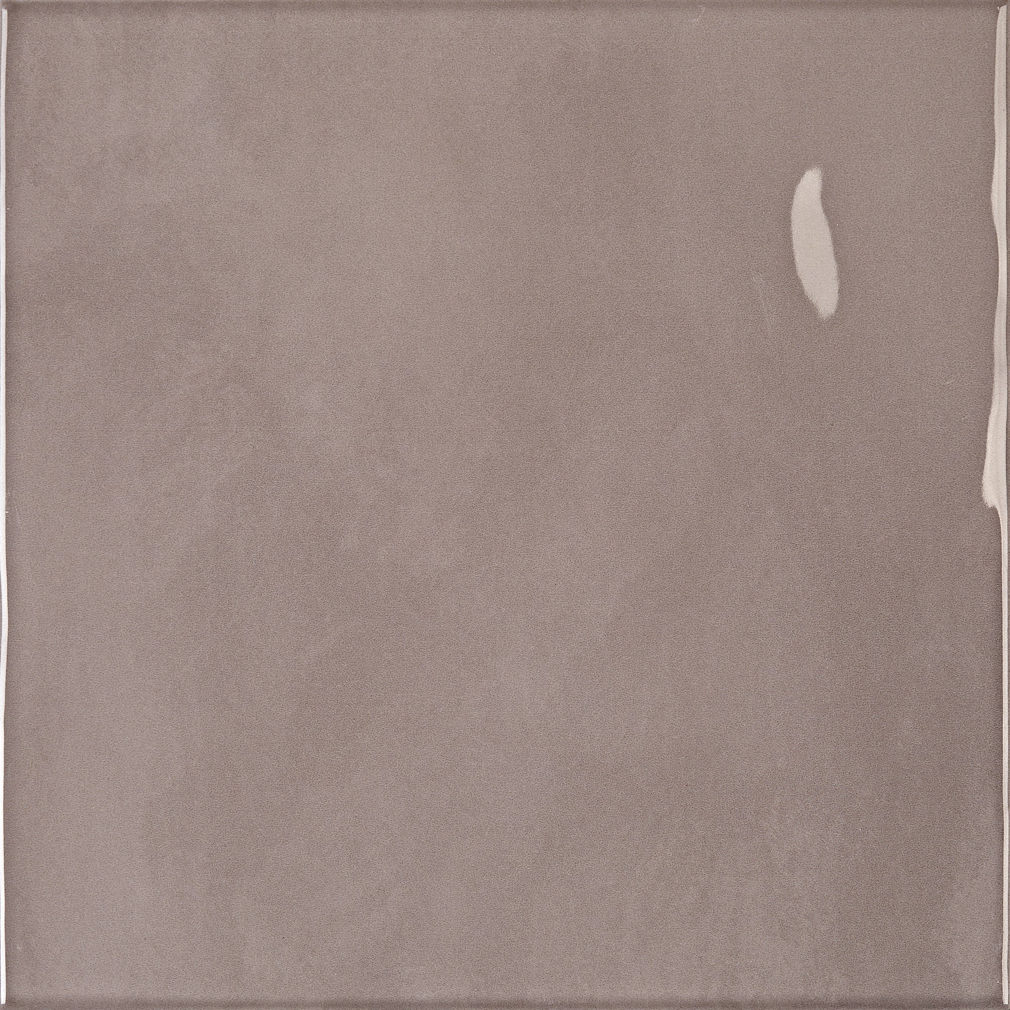 CHROMATIC SYMPHONY: Smoky Quartz Field Tile (6"x6"x9-mm | glossy | pressed)