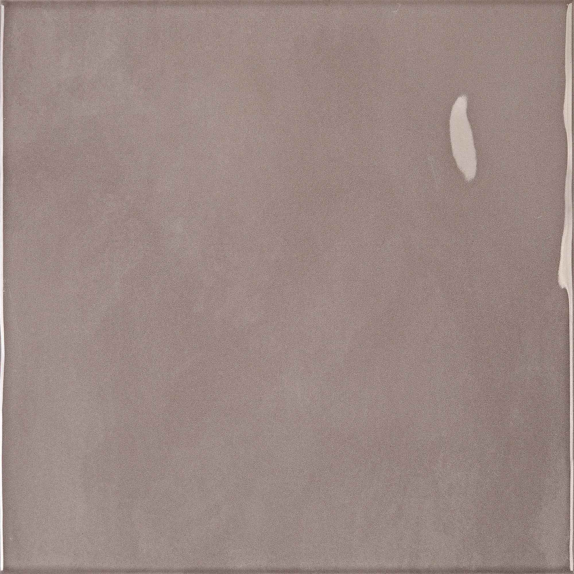 CHROMATIC SYMPHONY: Smoky Quartz Field Tile (6"x6"x9-mm | glossy | pressed)