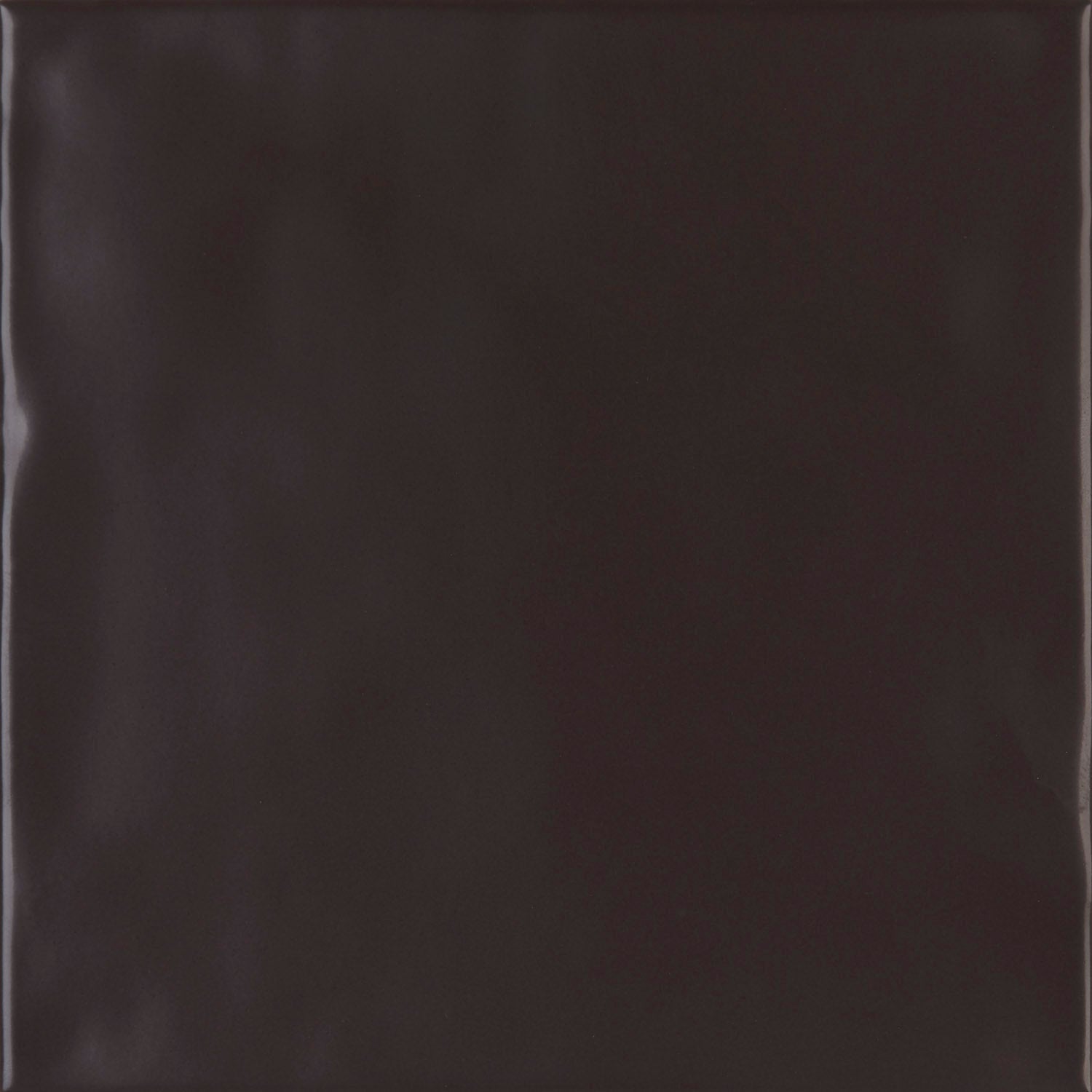 CHROMATIC SYMPHONY: Coal Canvas Field Tile (6"x6"x9-mm | matte | pressed)