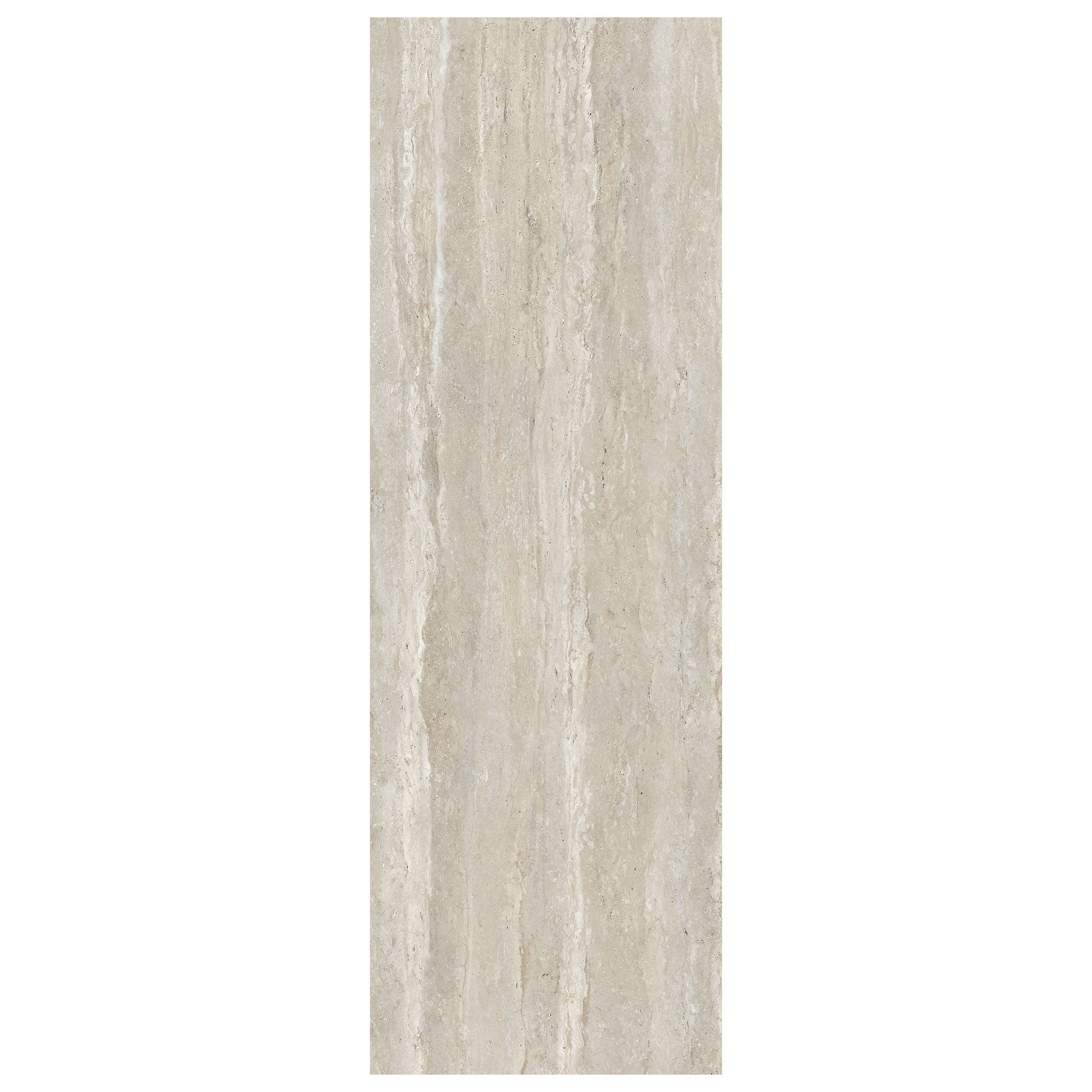 TRAVERTINE: Silver L-Shaped Top Prefab Slab (5"x96"x12mm | matte)