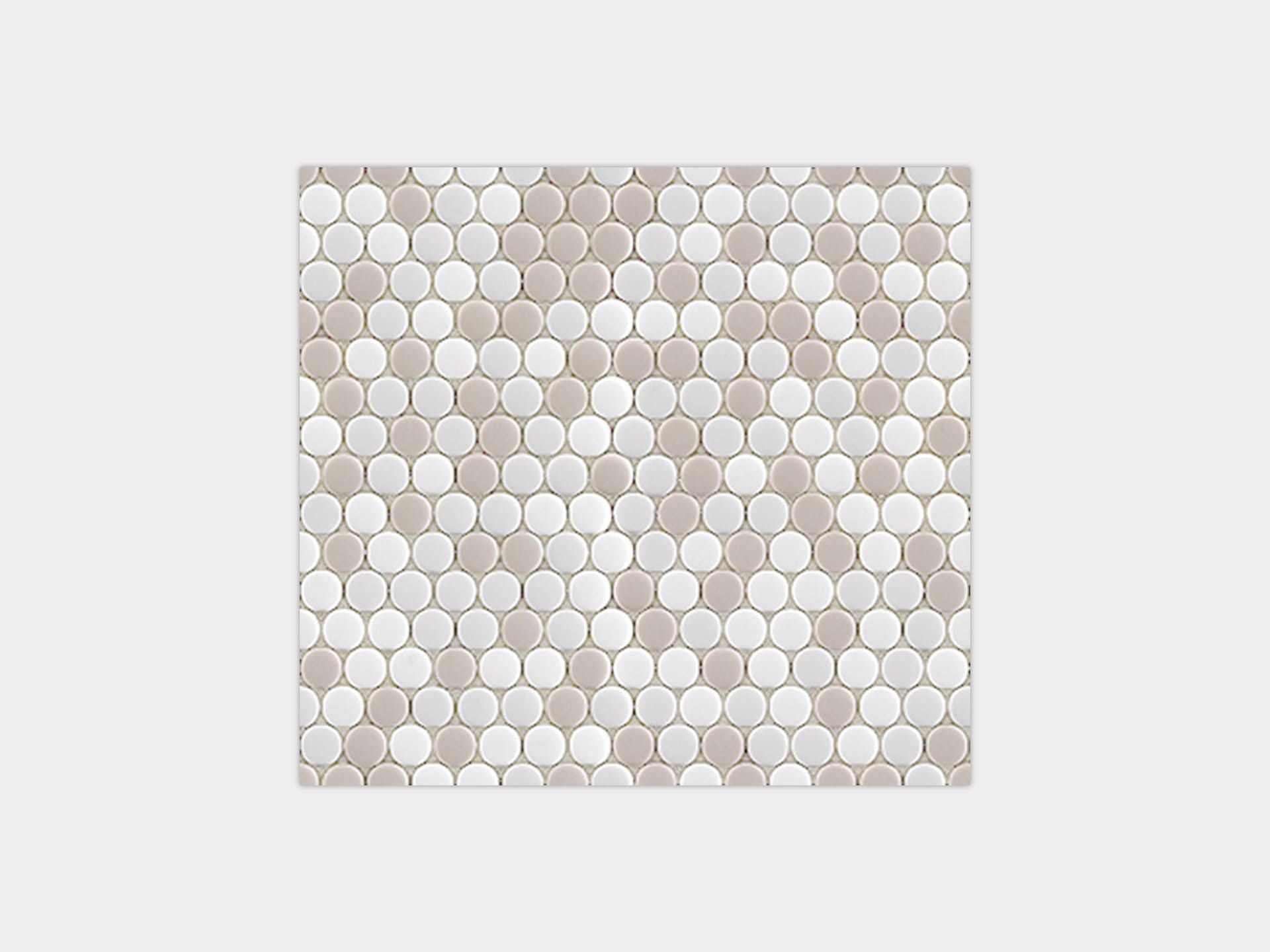 Glaze Beige Dots Mosaic (12x11x6-mm | matt)