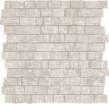 CHATEAU: Beige Mosaico Petit Mur Porcelain Mosaic (11 13/16"x11 13/16"x9.5-mm | naturale | rectified)