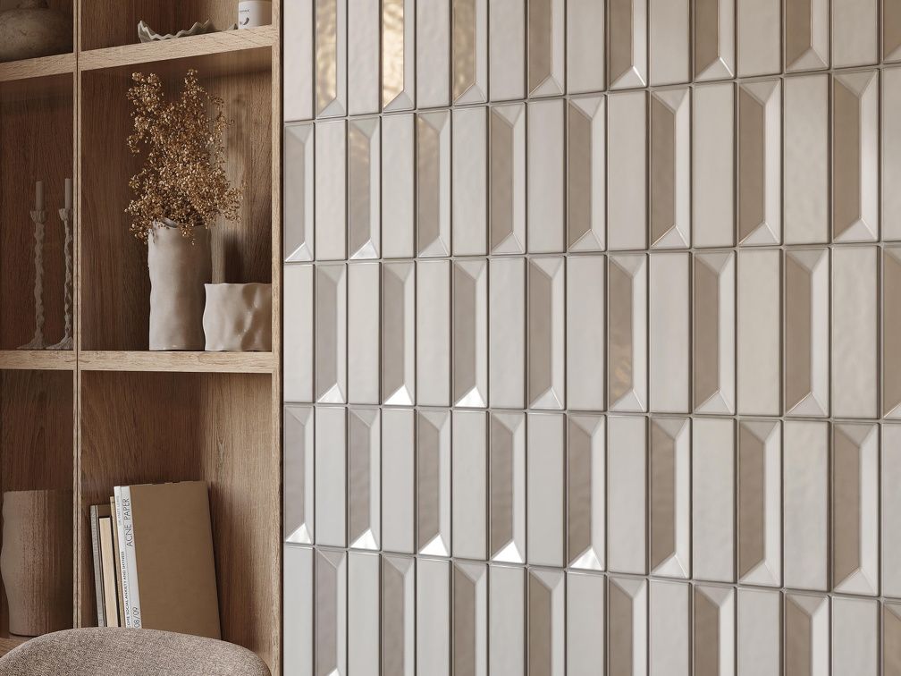 Bruma White Mosaic (8x10x25-mm | gloss)