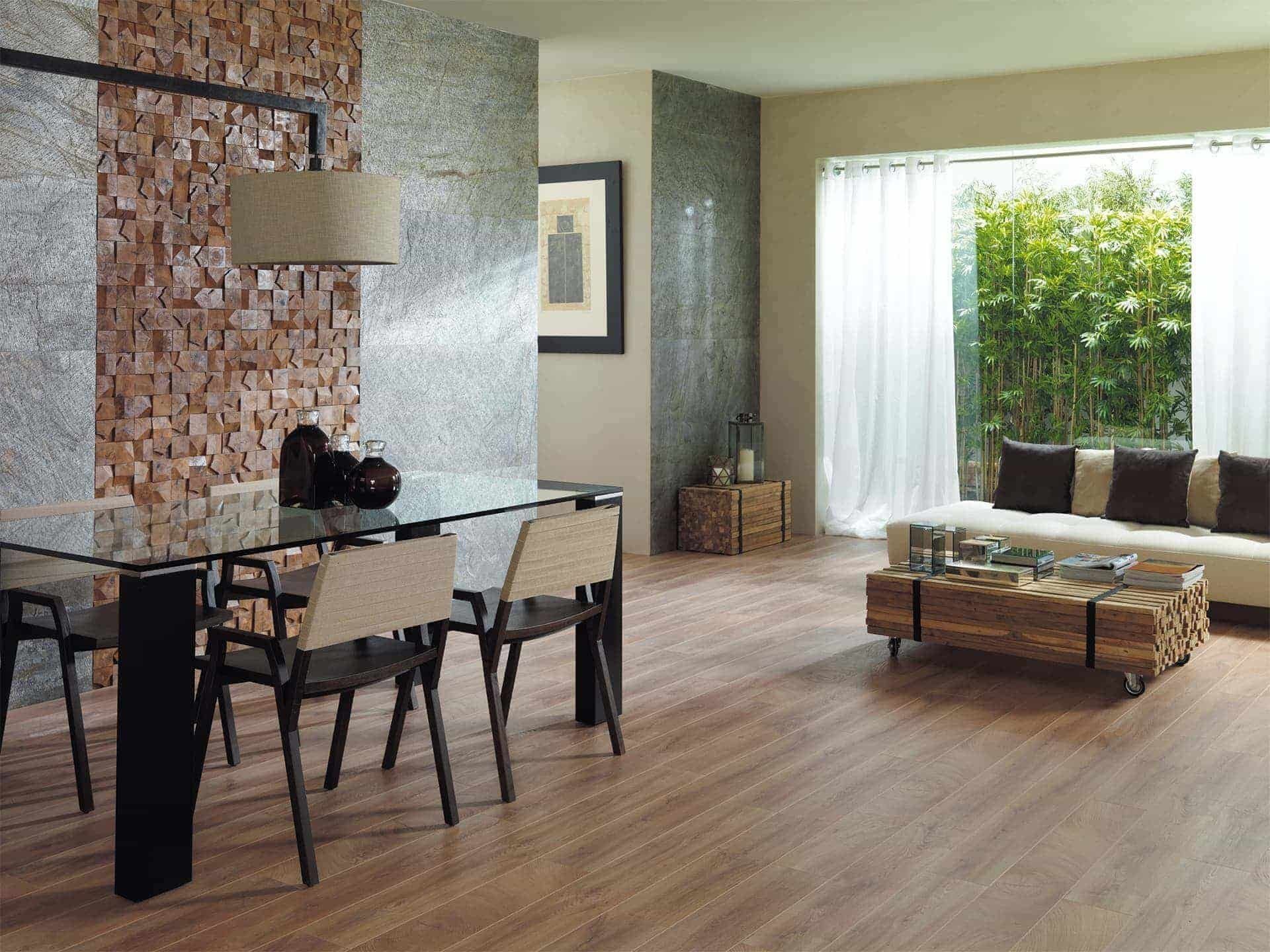 Wood Brown Cubes Mosaic (13x13x19-mm | matt)