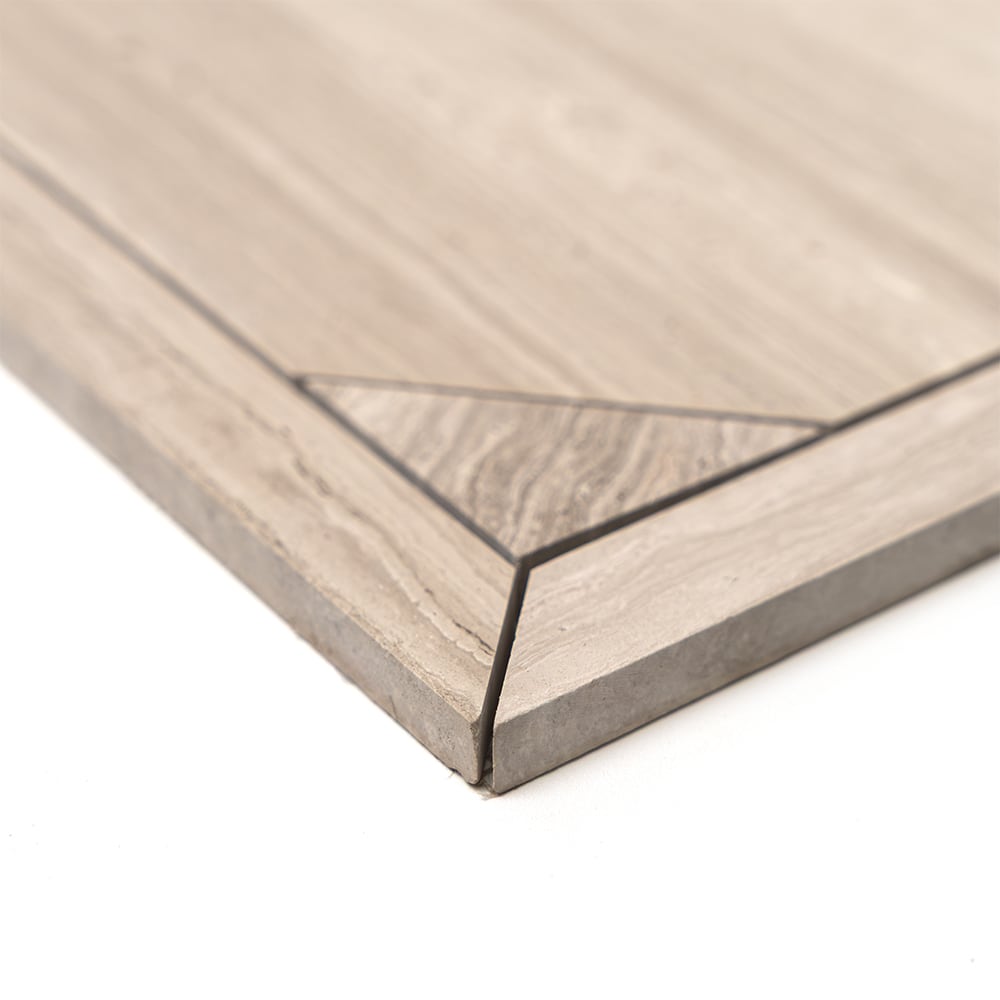 Haisa Light Serie Parquet Marble Mosaic (12 1/4"×16 3/16"×3/8" | honed | straight cut)
