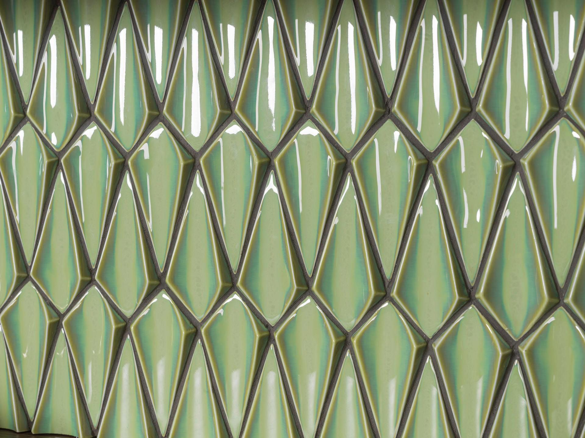 Tusk Emerald Mosaic (12x12x15-mm | gloss)