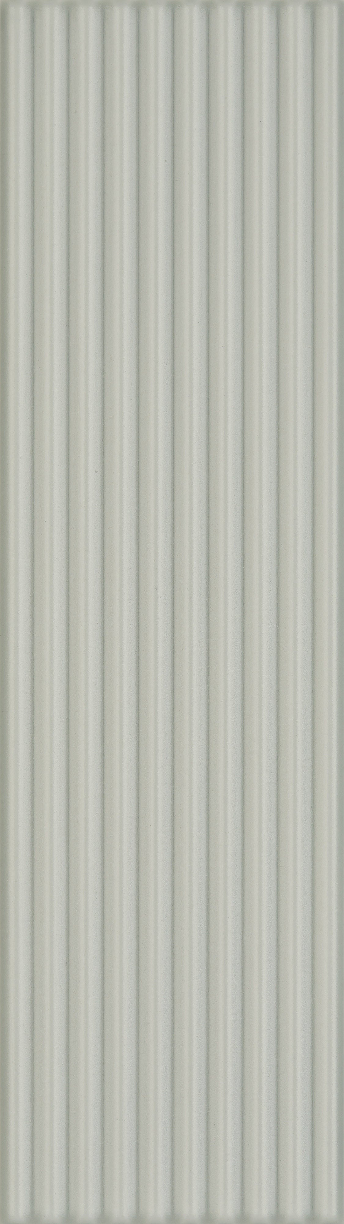 CANVAS RHYTHM: Canvas Sage Groved Field Tile (3"x10"x7.4-mm | matte | pressed)