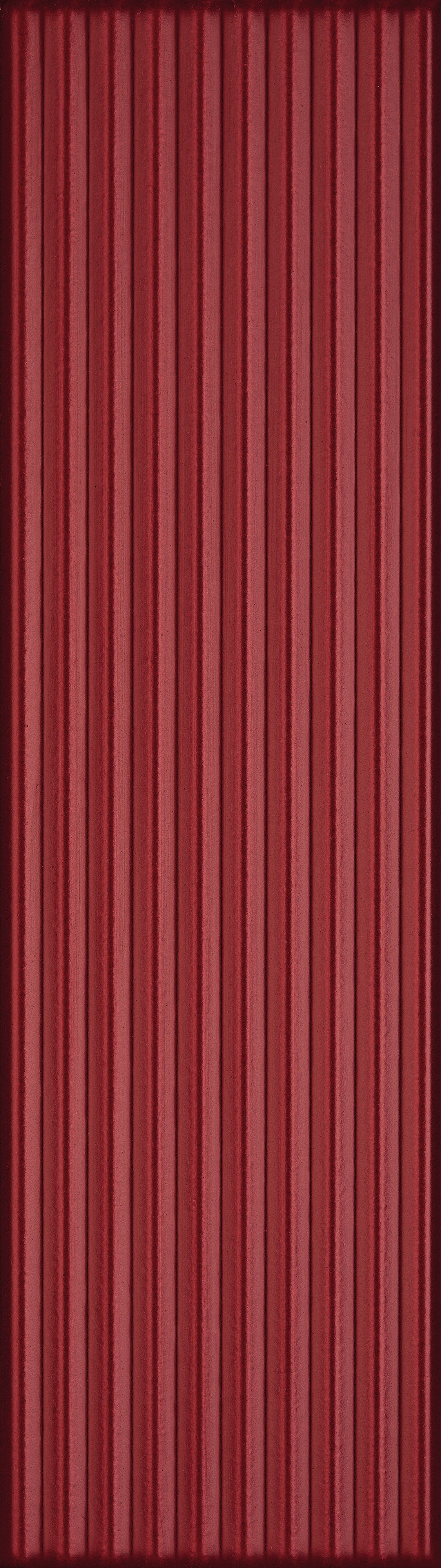 CANVAS RHYTHM: Canvas Bloom Groved Field Tile (3"x10"x7.4-mm | matte | pressed)