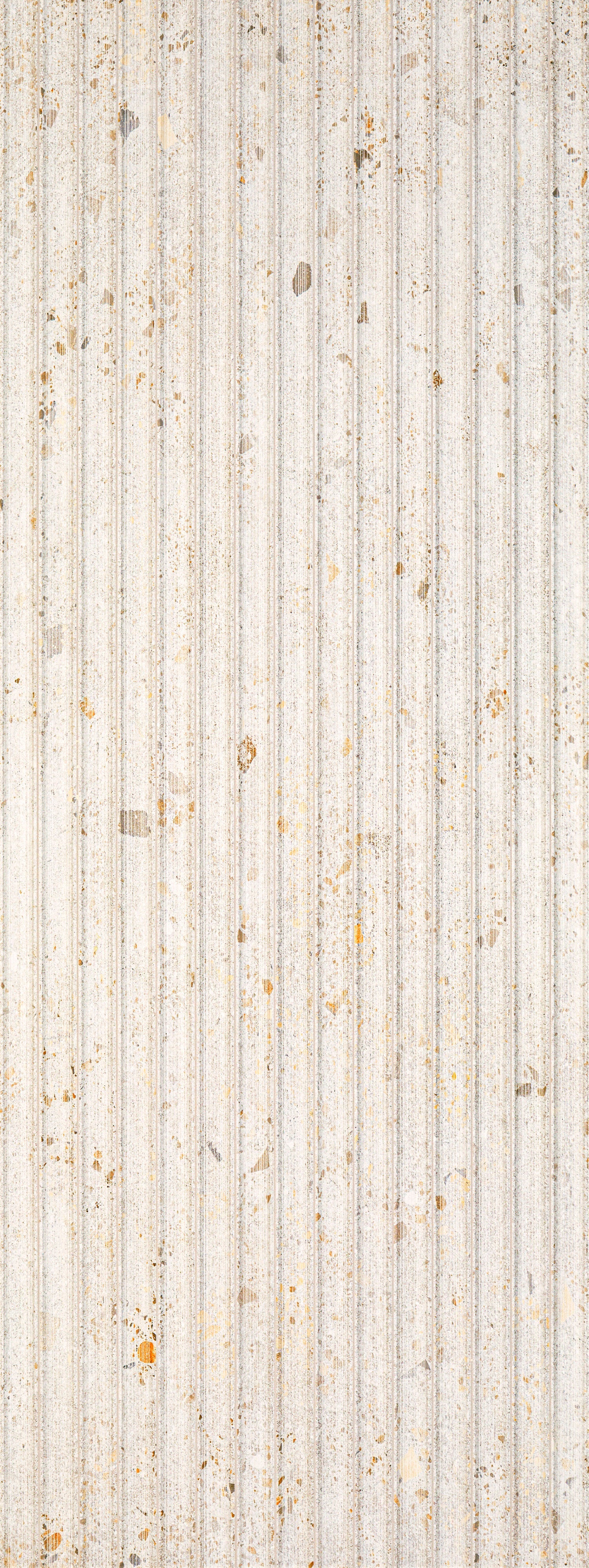 ETHEREAL ELEMENTS: Pearl Purity Groved Field Tile (18"x48"x13.3-mm | matte | rectified)