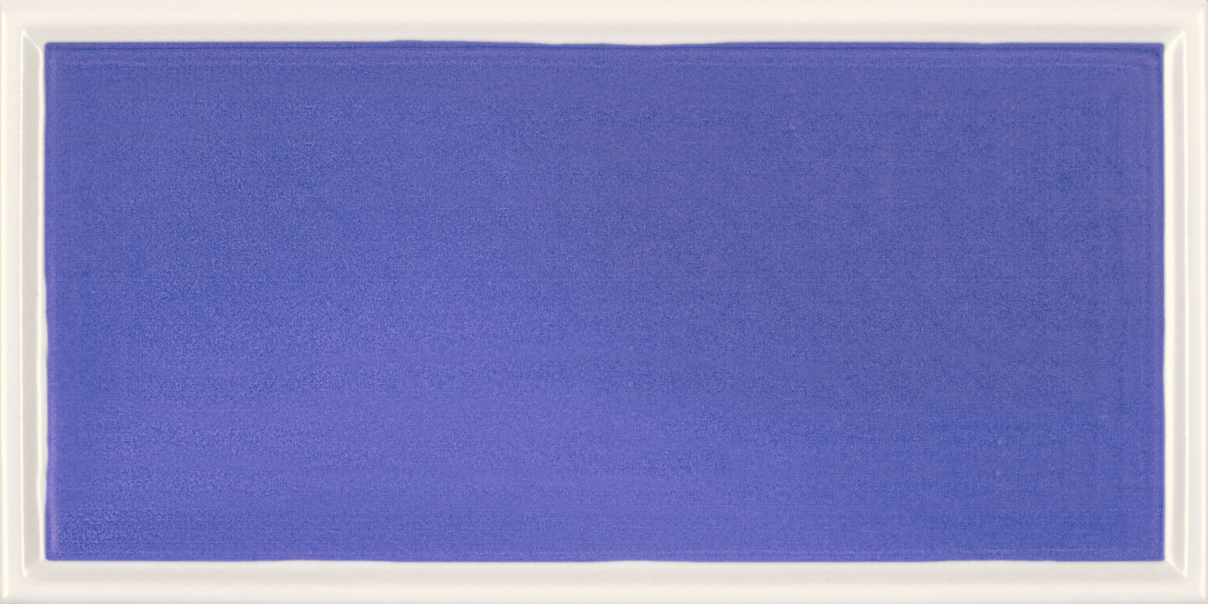 TACTILE STUDIO: Cobalt Framed Field Tile (4"x8"x7.4-mm | matte | pressed)