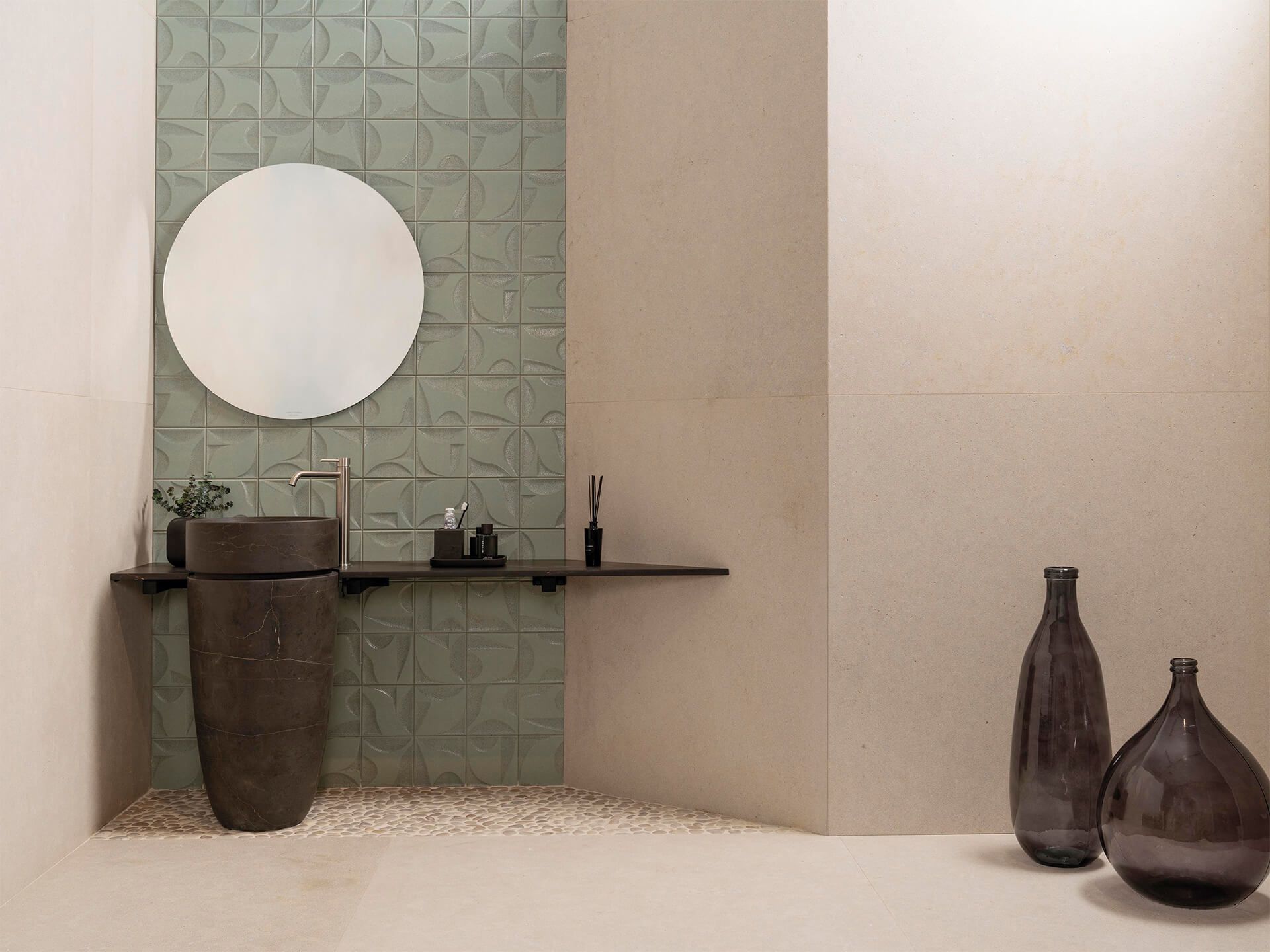 Sails Emerald Wall Tile (6x6x9.5-mm | gloss)