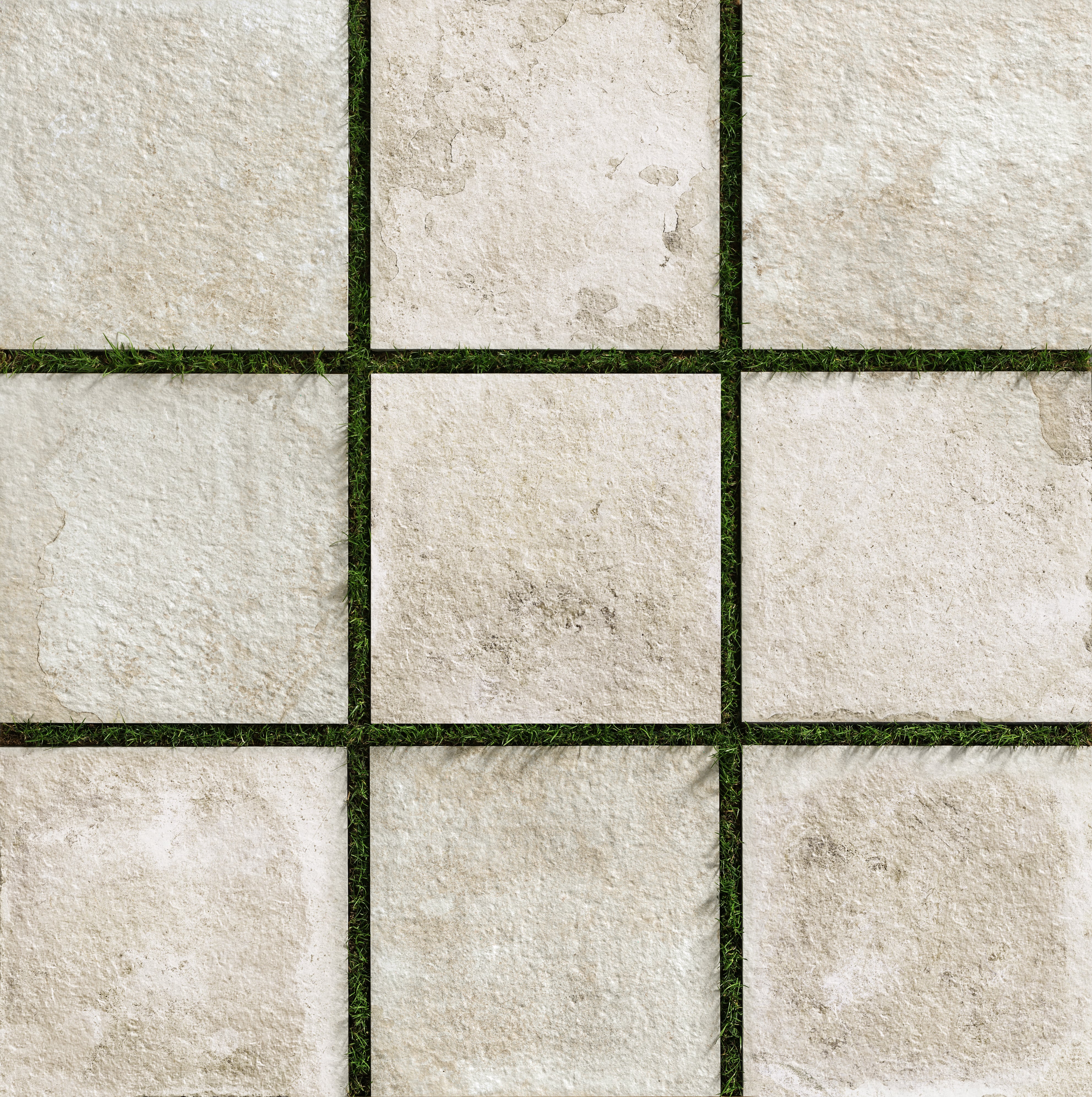 OUTDOOR EARTH: Miami White Paving Tile (24"x24"x20-mm | grip)
