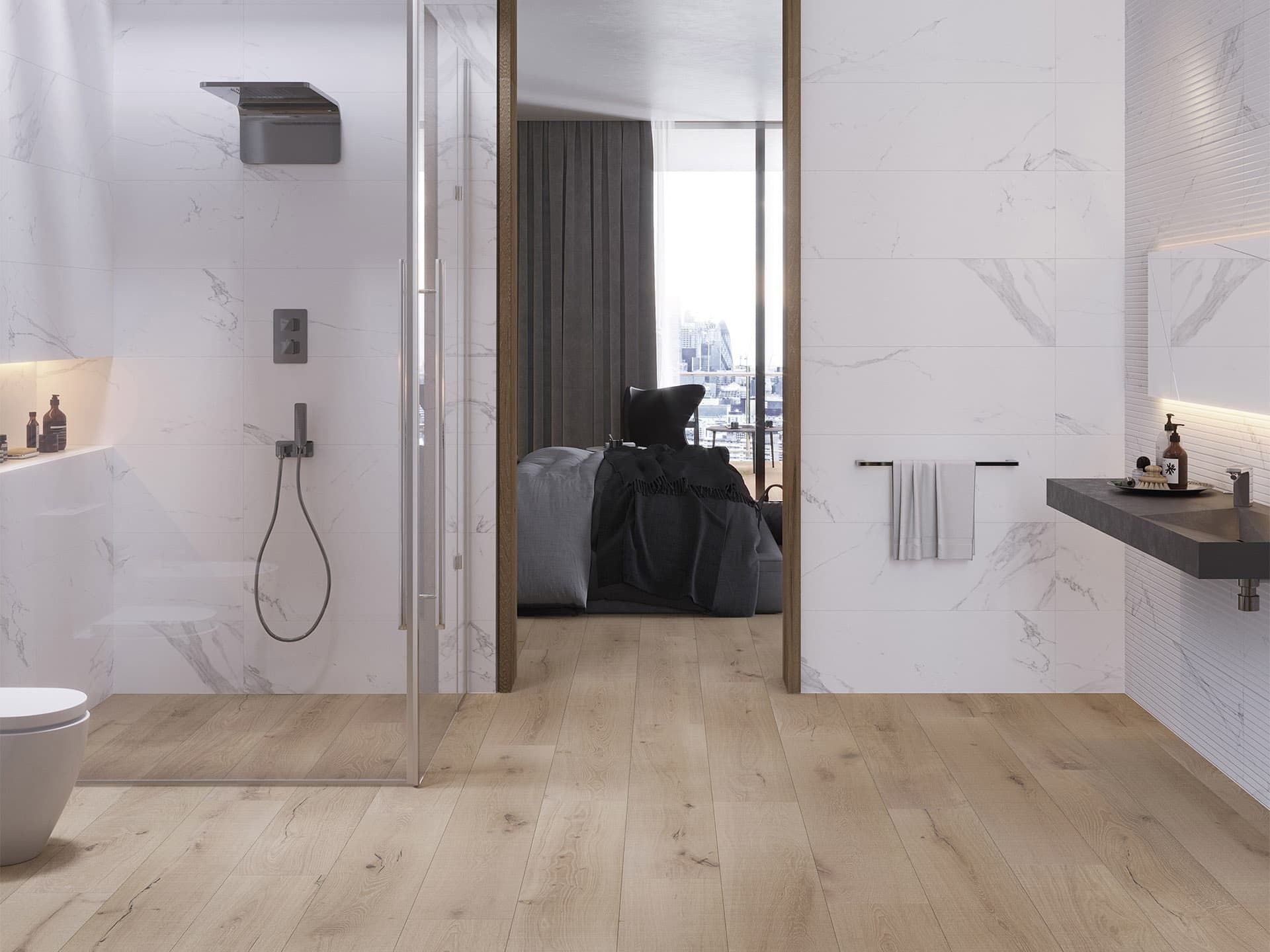 Artic White Wall Tile (18x47x10-mm | matt)