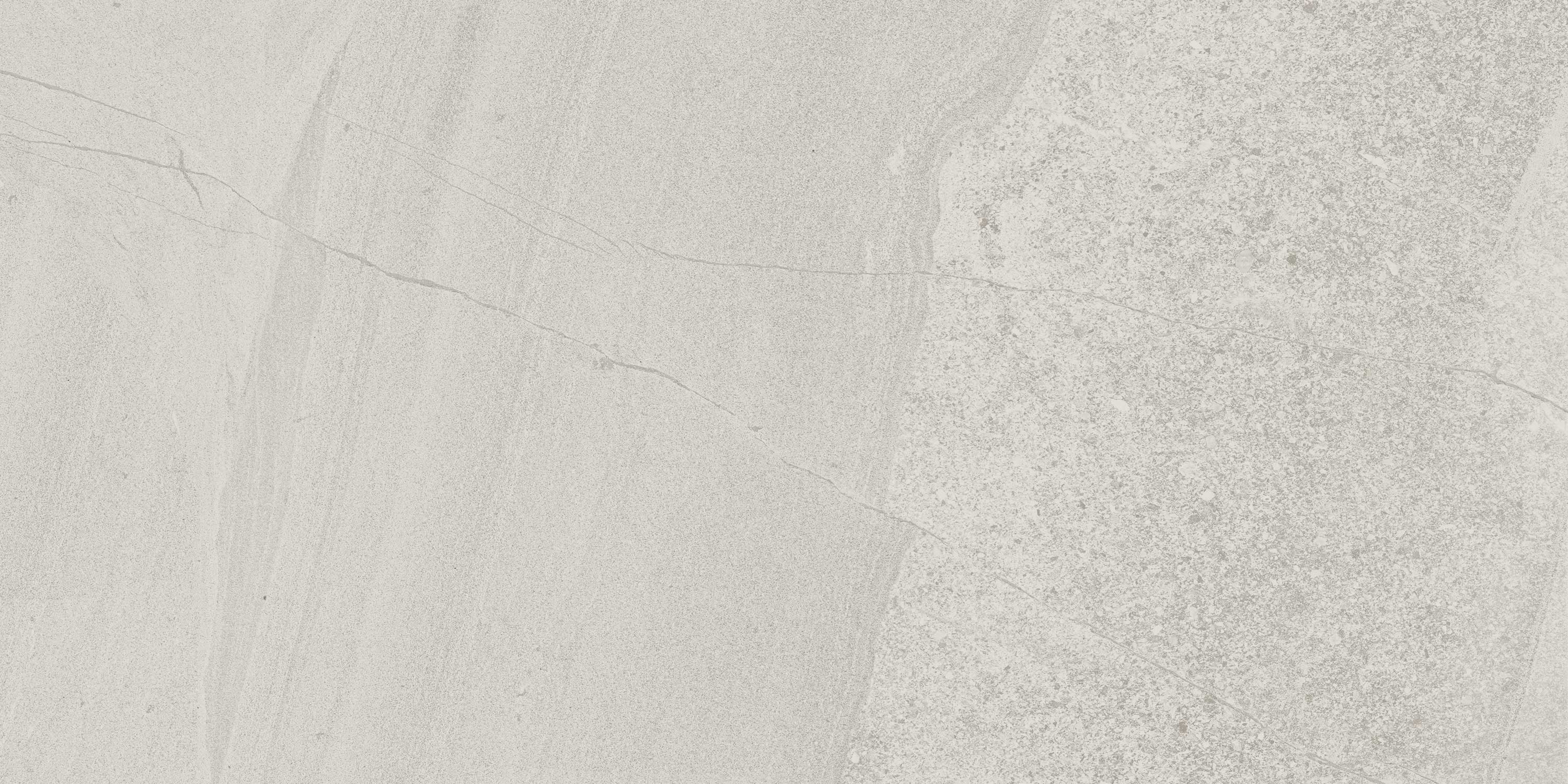 MILESTONE North White porcelain field tile, top-down product view, 12"×24"×11/32" size. Premium porcelain for floors and walls.