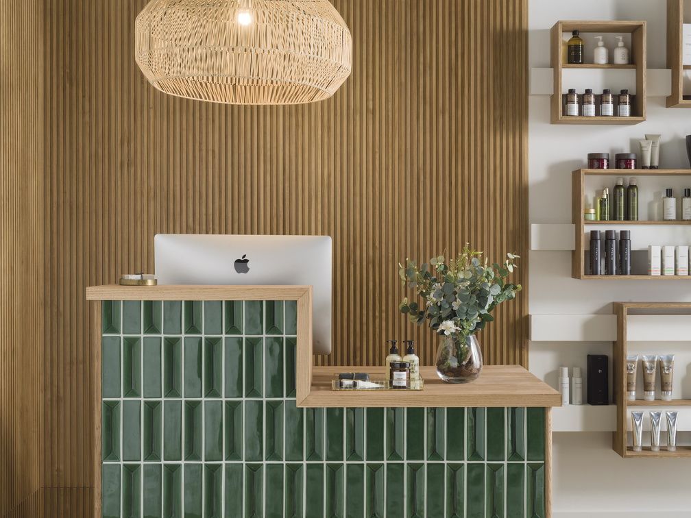 Bruma Green Mosaic (8x10x25-mm | gloss)