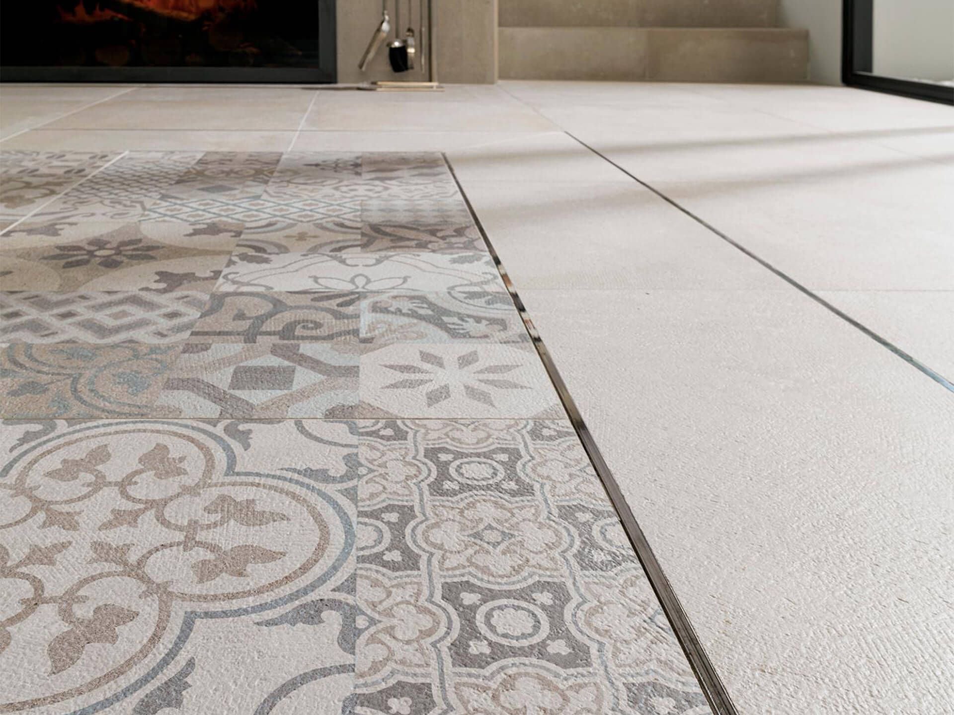 Dover Gray Antique Floor Tile (23x23x8.5-mm | matt)