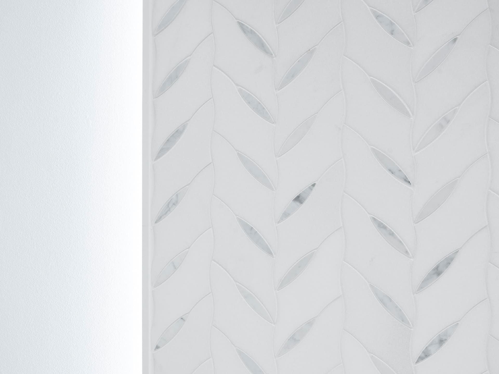 Essential Thassos Spike Mosaic (10x13x10-mm | matt)