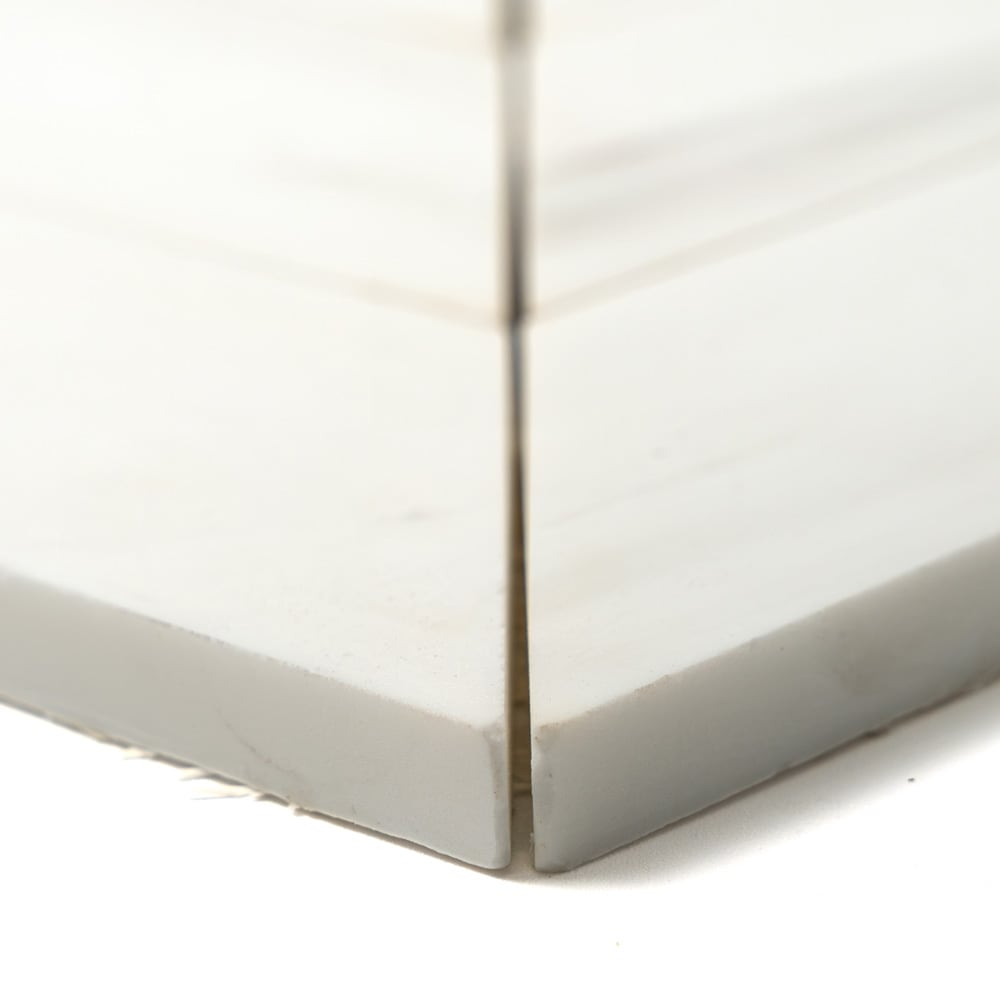 Snow White Bosphorus Limestone Mosaic (13 7/16"×13 7/16"×3/8" | honed | straight cut)