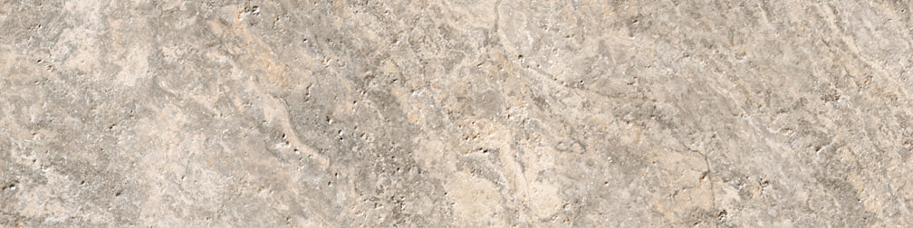 FRONTIER20 Cross Cut Silver porcelain pavers, top-down product view, 12"×48"×25/32" size. Premium porcelain for floors and walls.