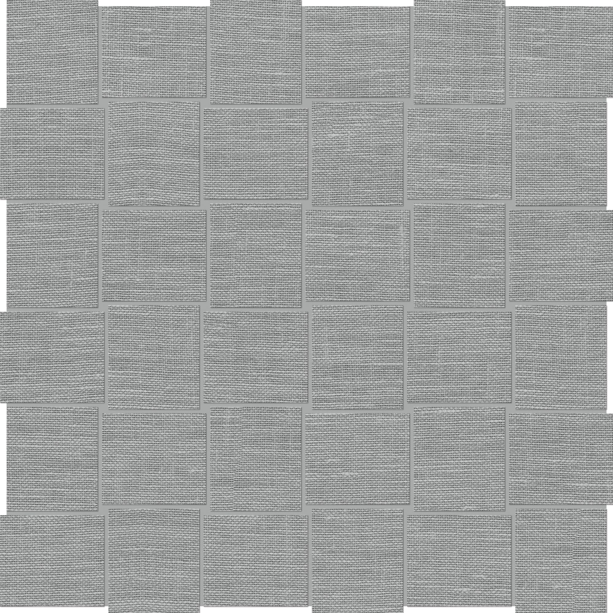 Belgian Linen mosaic by Anatolia Tile, top-down product view, 2" size. Premium porcelain for floors and walls.