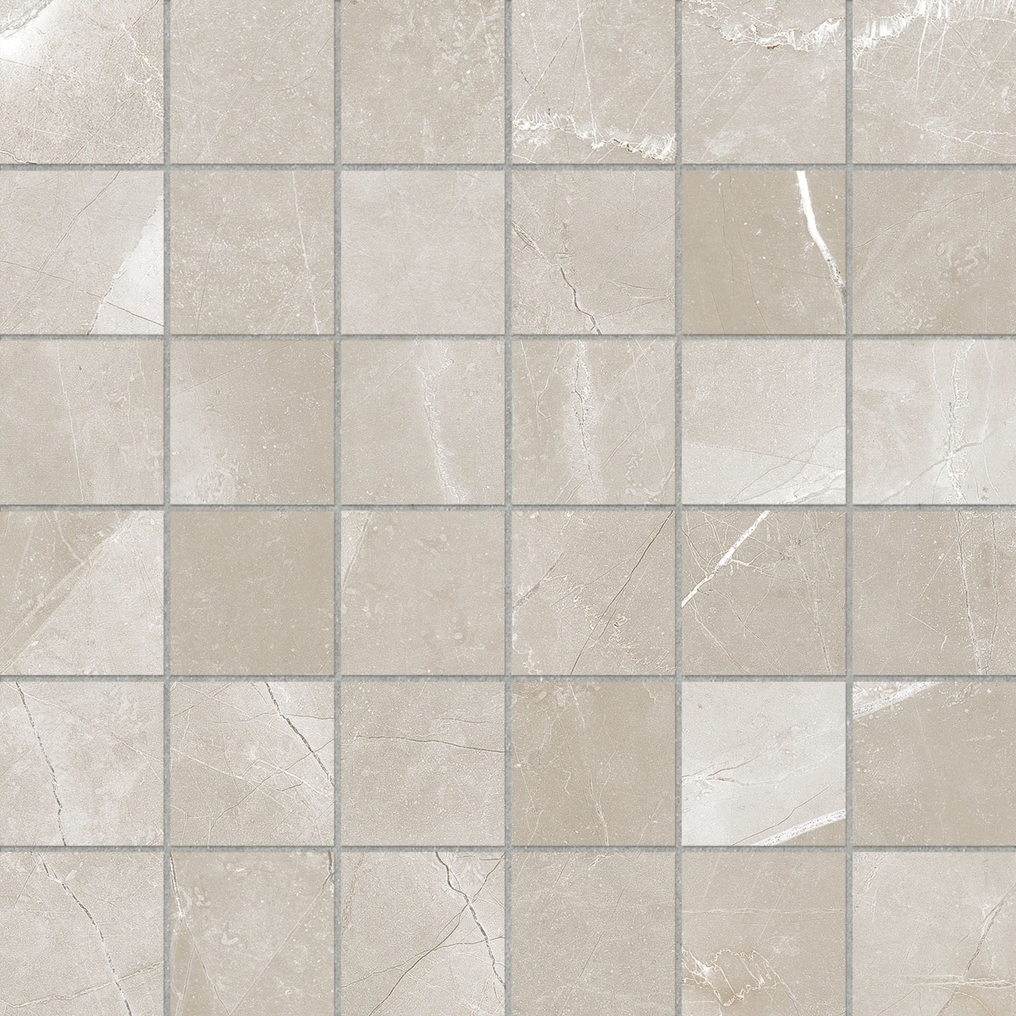 Classic mosaic by Anatolia Tile, top-down product view, 2" size. Premium porcelain for floors and walls.