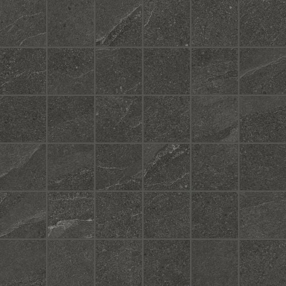 Nord mosaic by Anatolia Tile, top-down product view, 2" size. Premium porcelain for floors and walls.