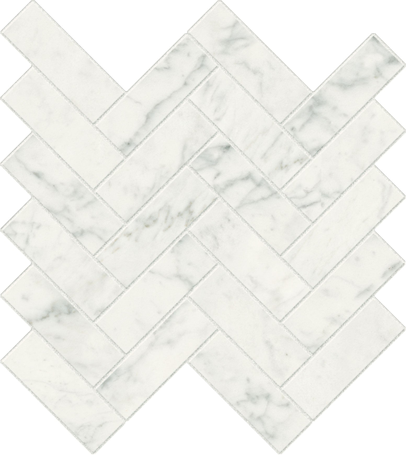 CHARME EVO Michelangelo Extra White porcelain mosaic, top-down product view, 12"×12"×11/32" size. Premium porcelain for floors and walls.