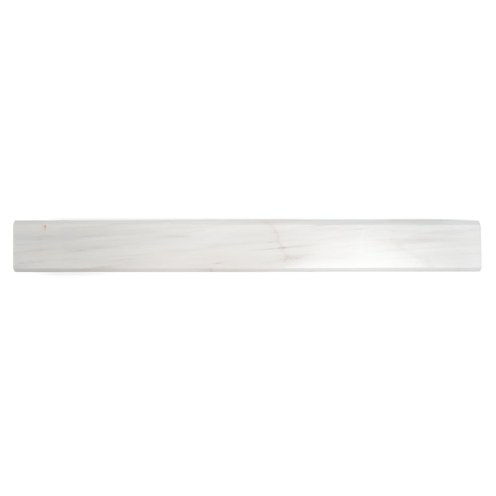 Snow White Shelves Marble Accessories (4"×36"×3/4" | polished)