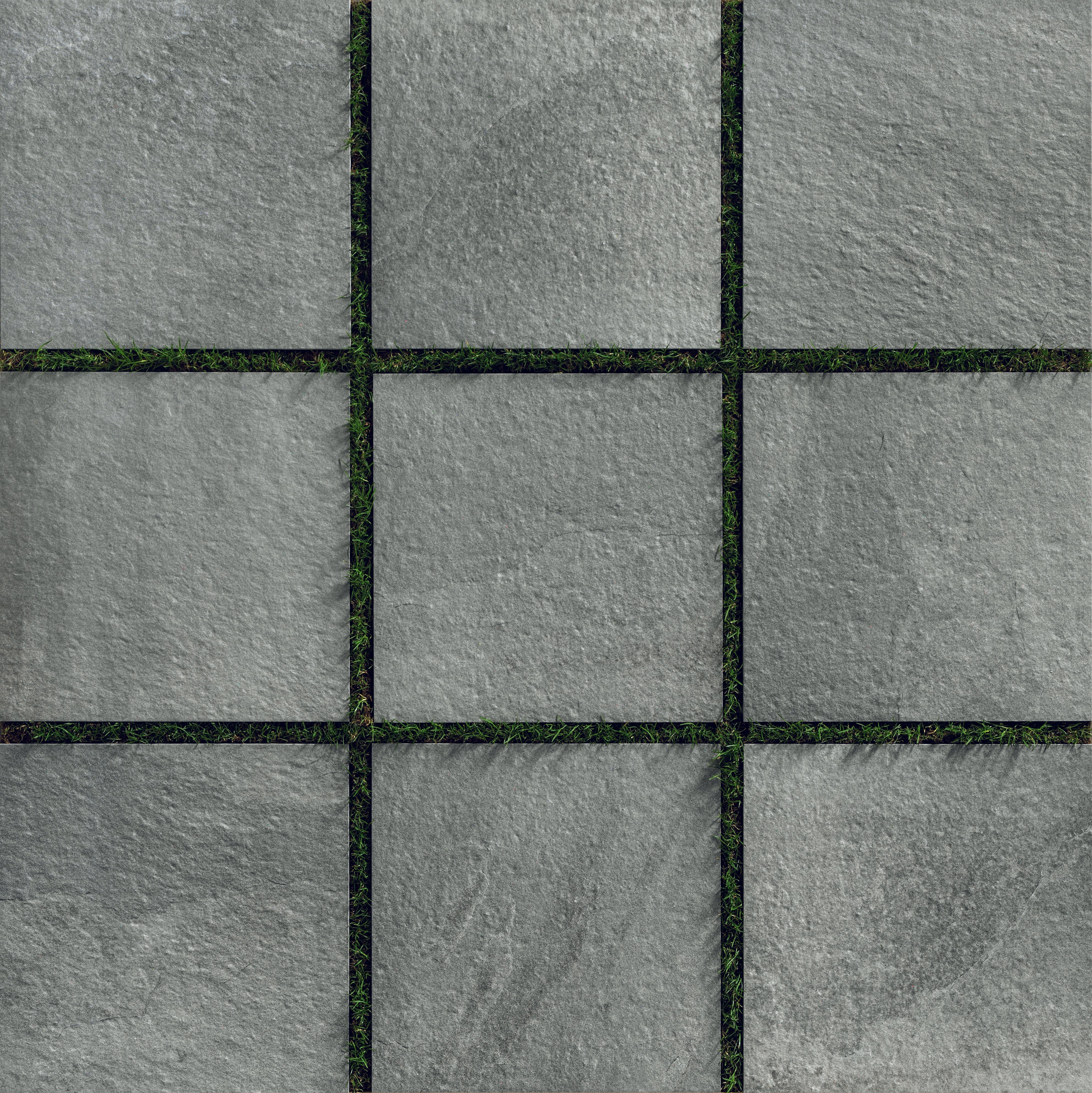 OUTDOOR EARTH: Light Grey Paving Tile (24"x24"x20-mm | grip)