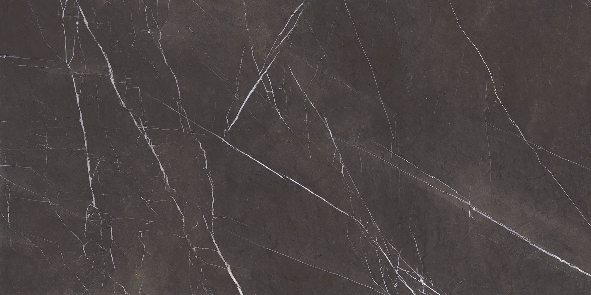 Level Marmi Imperial Black Select porcelain field tile by Emil, naturale finish, 62 63/64"x125 63/64"x6.5-mm size. Premium Italian porcelain for floors and walls.