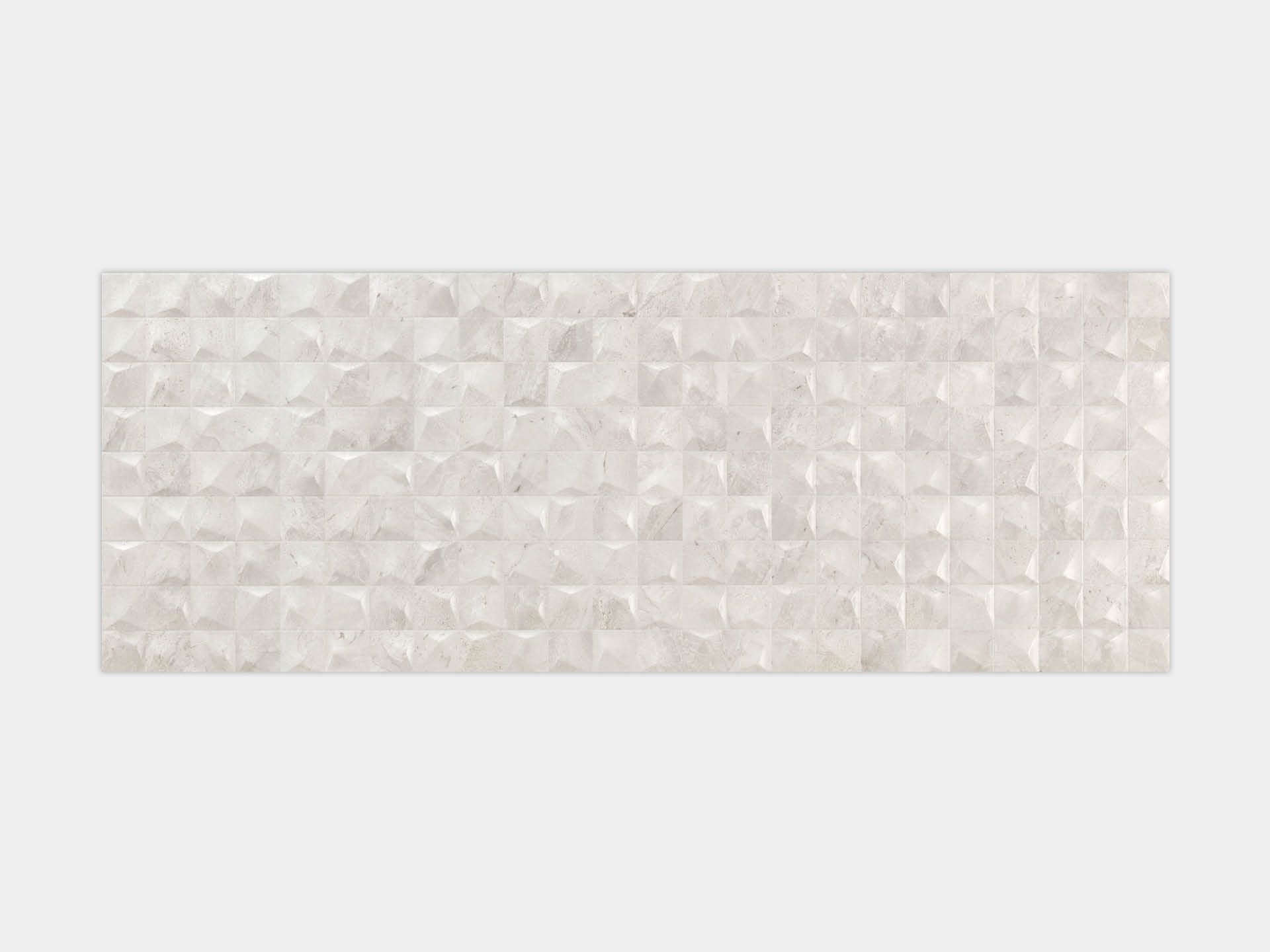 Indic Gray Cubik Wall Tile (18x47x11-mm | matt)