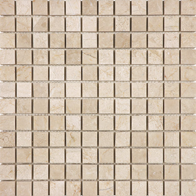 mosaic by Anatolia Tile, top-down product view, 1" size. Premium porcelain for floors and walls.
