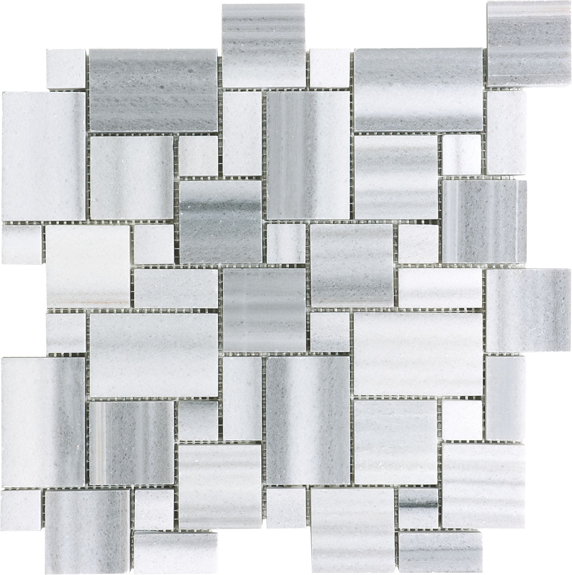mosaic by Anatolia Tile, top-down product view. Premium porcelain for floors and walls.