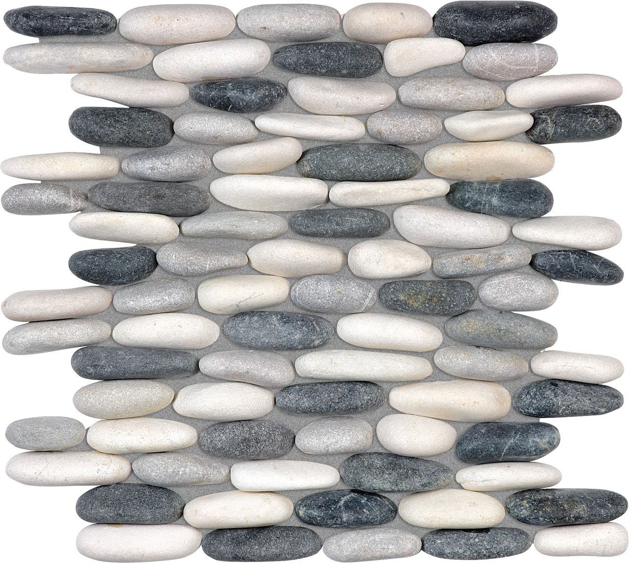 Zen mosaic by Anatolia Tile, top-down product view. Premium porcelain for floors and walls.