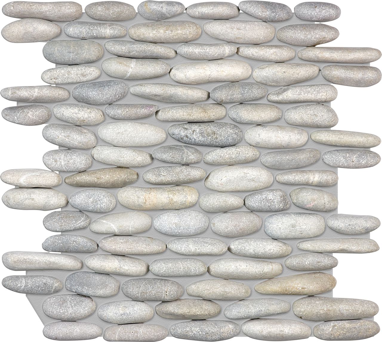 Zen mosaic by Anatolia Tile, top-down product view. Premium porcelain for floors and walls.