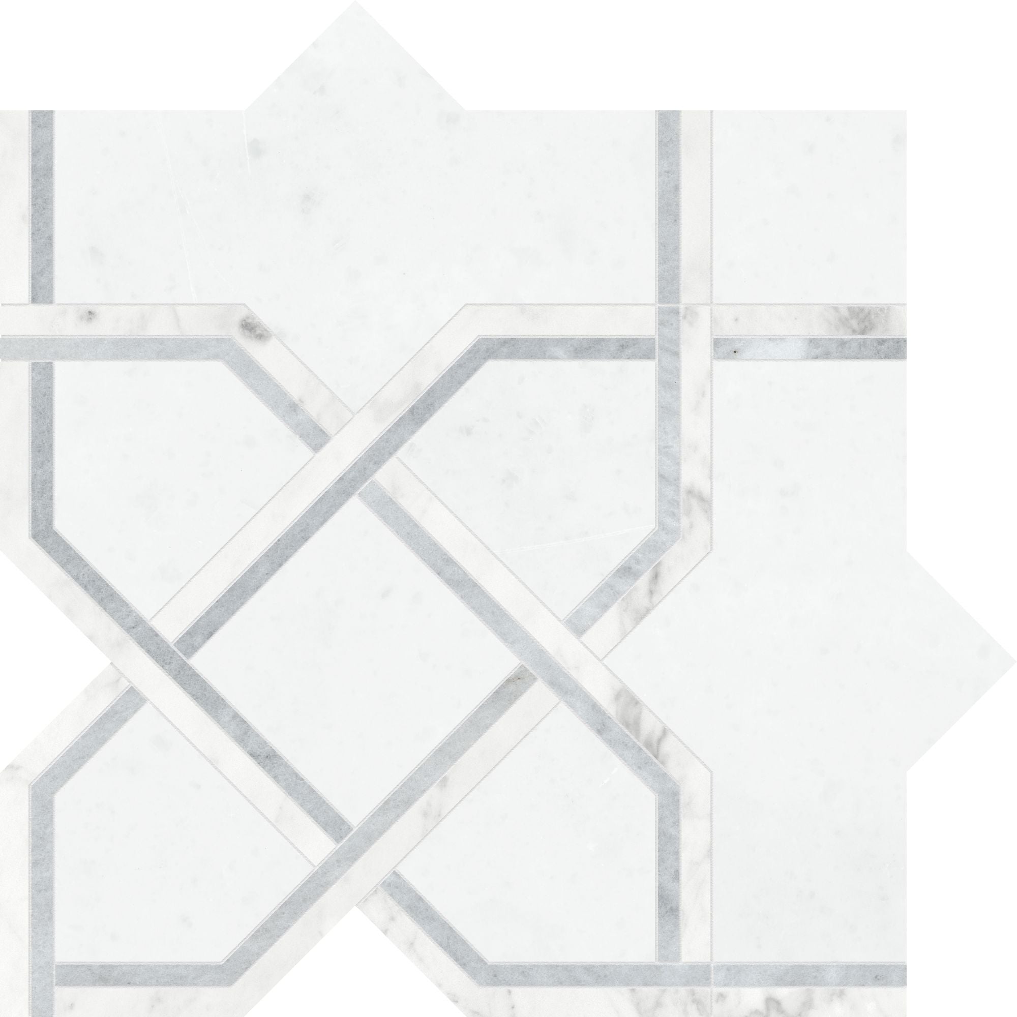 Utopio mosaic by Anatolia Tile, top-down product view. Premium porcelain for floors and walls.