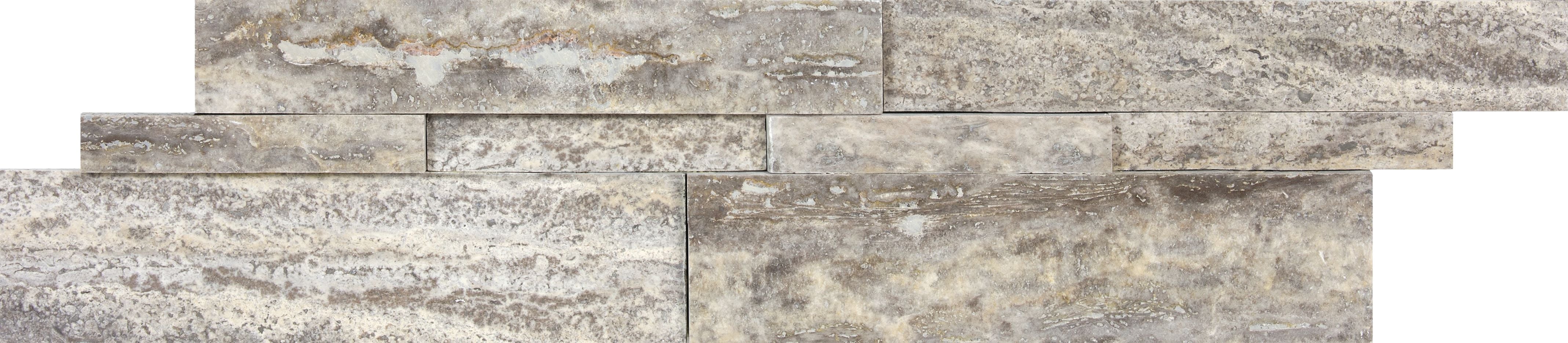 Silver Ash field tile by Anatolia Tile, top-down product view, 6"×24" size. Premium porcelain for floors and walls.
