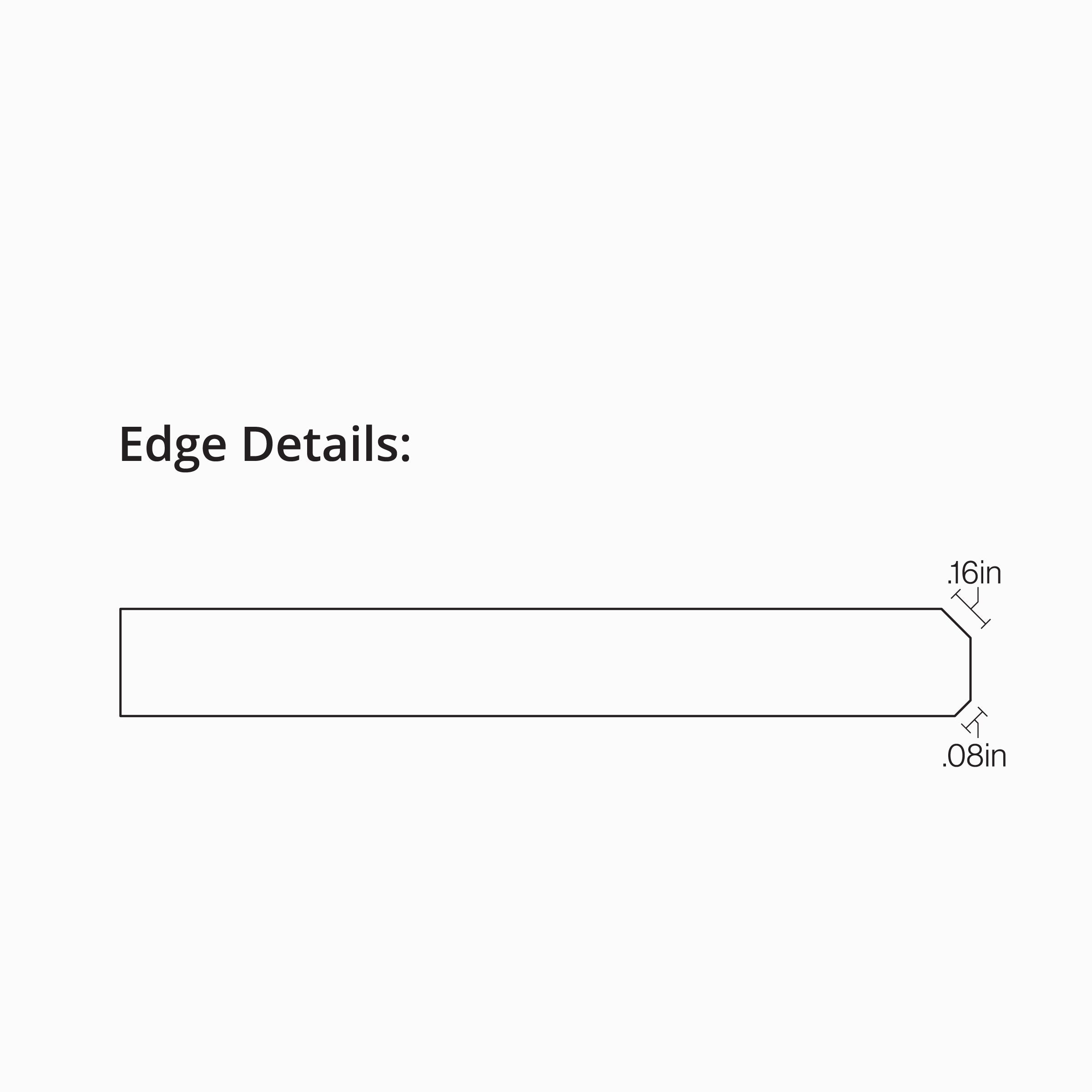 PLUS ONE: Ash Ease Edge (12"x24"x20-mm | grip)