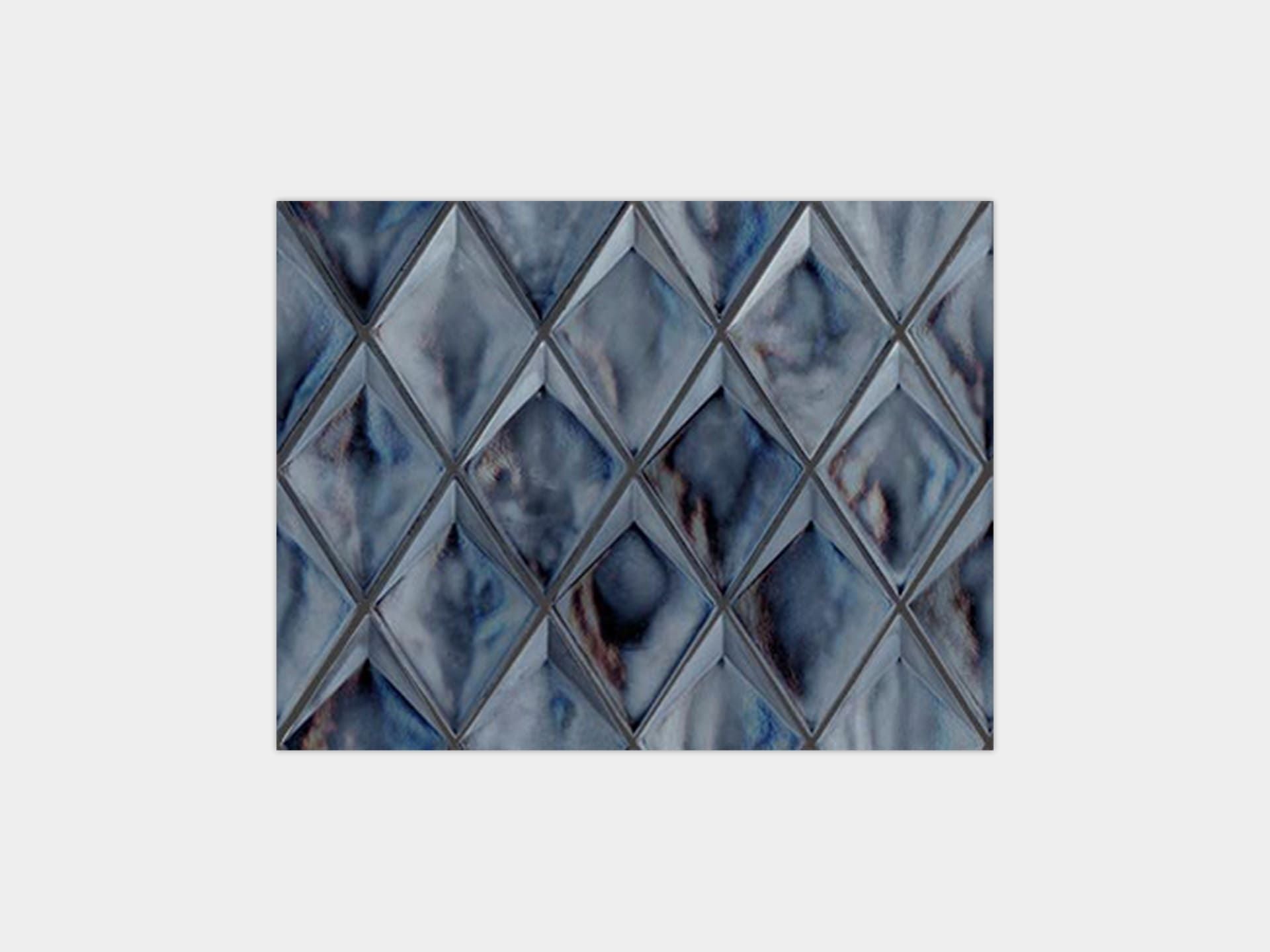 Opal Blue Mosaic (9x12x5.5-9.6-mm | gloss)