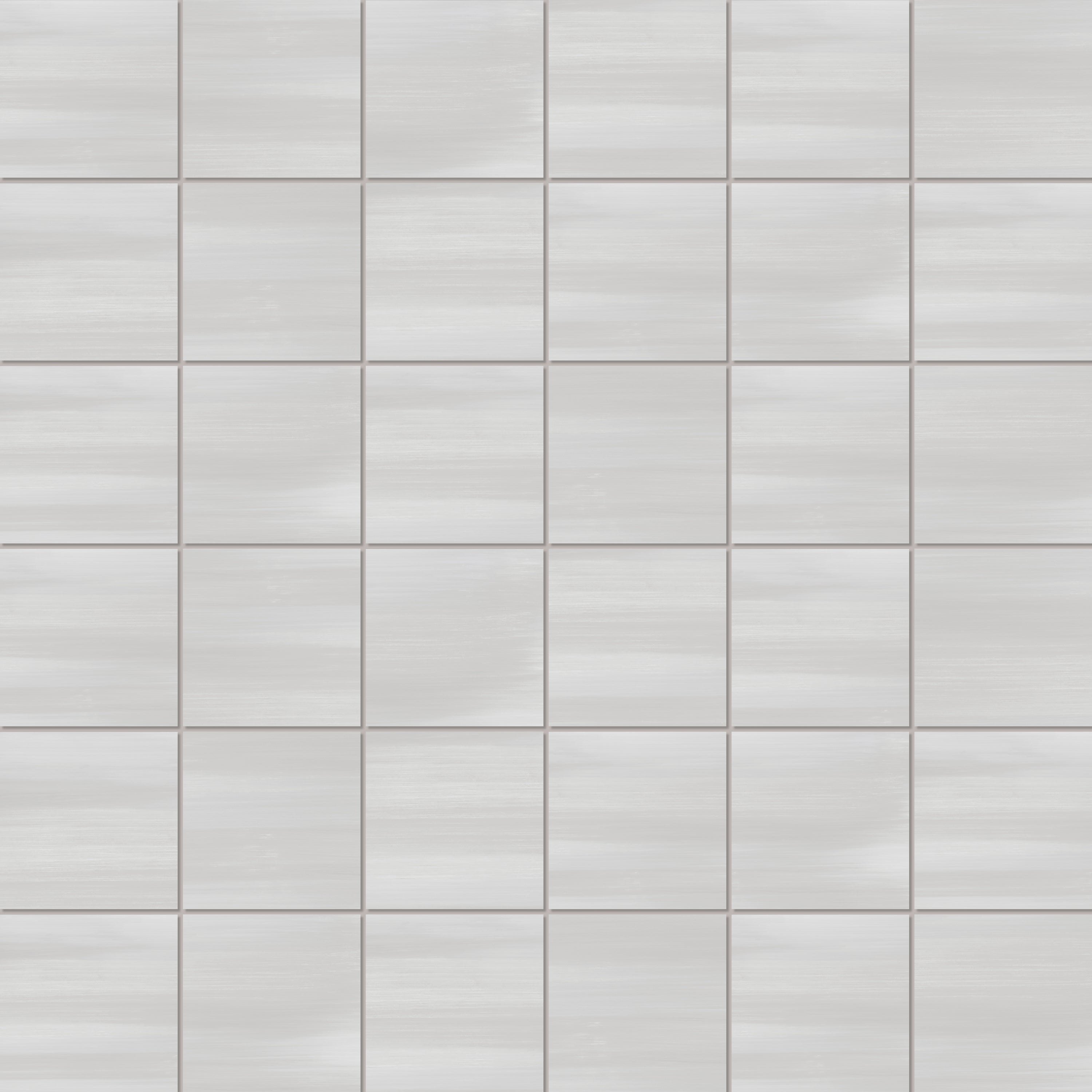 MIAMI Grey porcelain mosaic, top-down product view, 12"×12"×5/16" size. Premium porcelain for floors and walls.