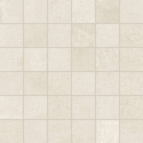 landmark 9mm madein freedom white straight stack 2x2 mosaic 12x12x9mm matte rectified porcelain tile distributed by surface group international
