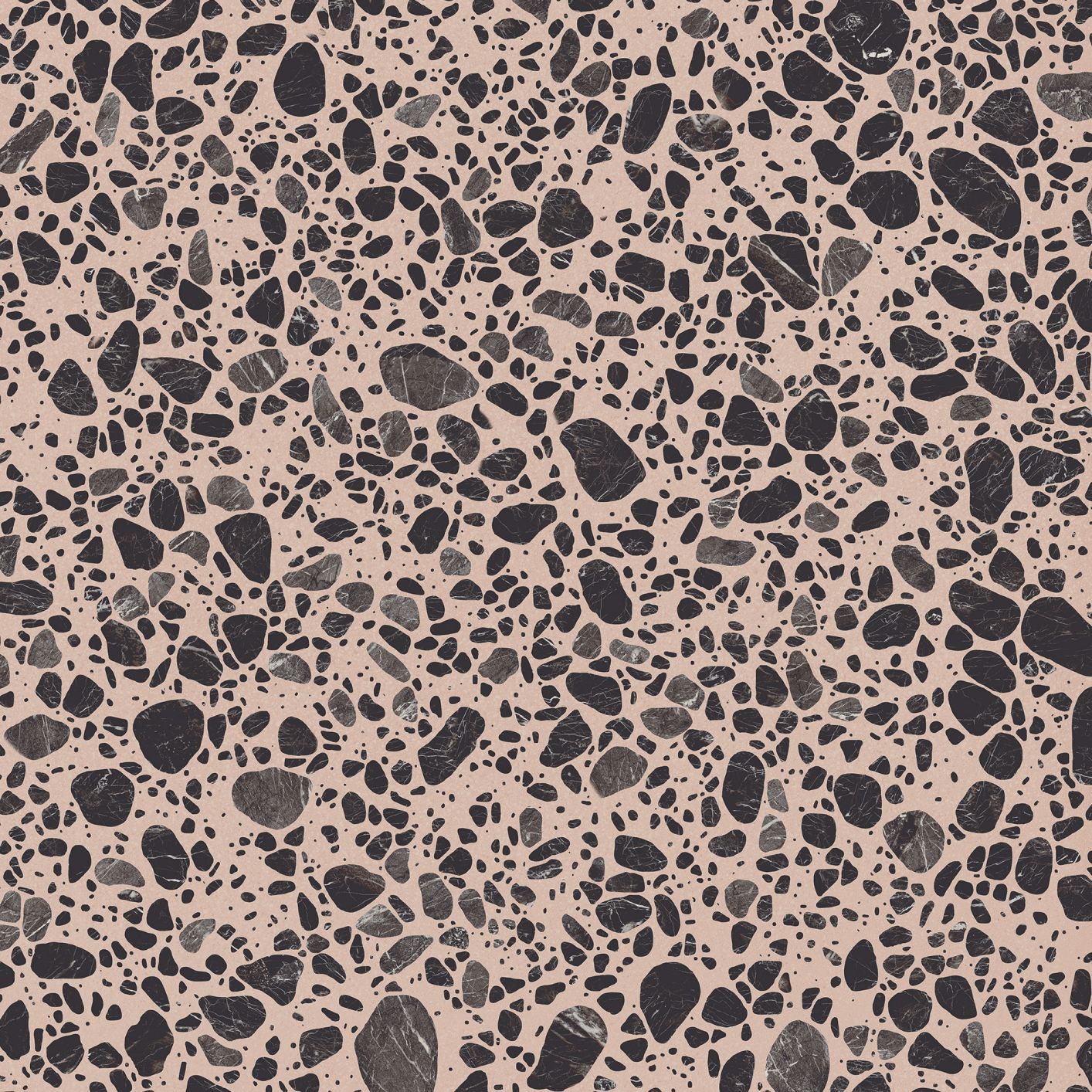 Medley Pink porcelain field tile by Emil, naturale finish, 23 5/8"x23 5/8"x9.5-mm size. Premium Italian porcelain for floors and walls.