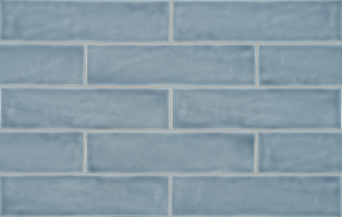 TERAMODA: Sky Ceramic Field Tile (3"Γ12"Γ11/32" | Glossy | Pressed)