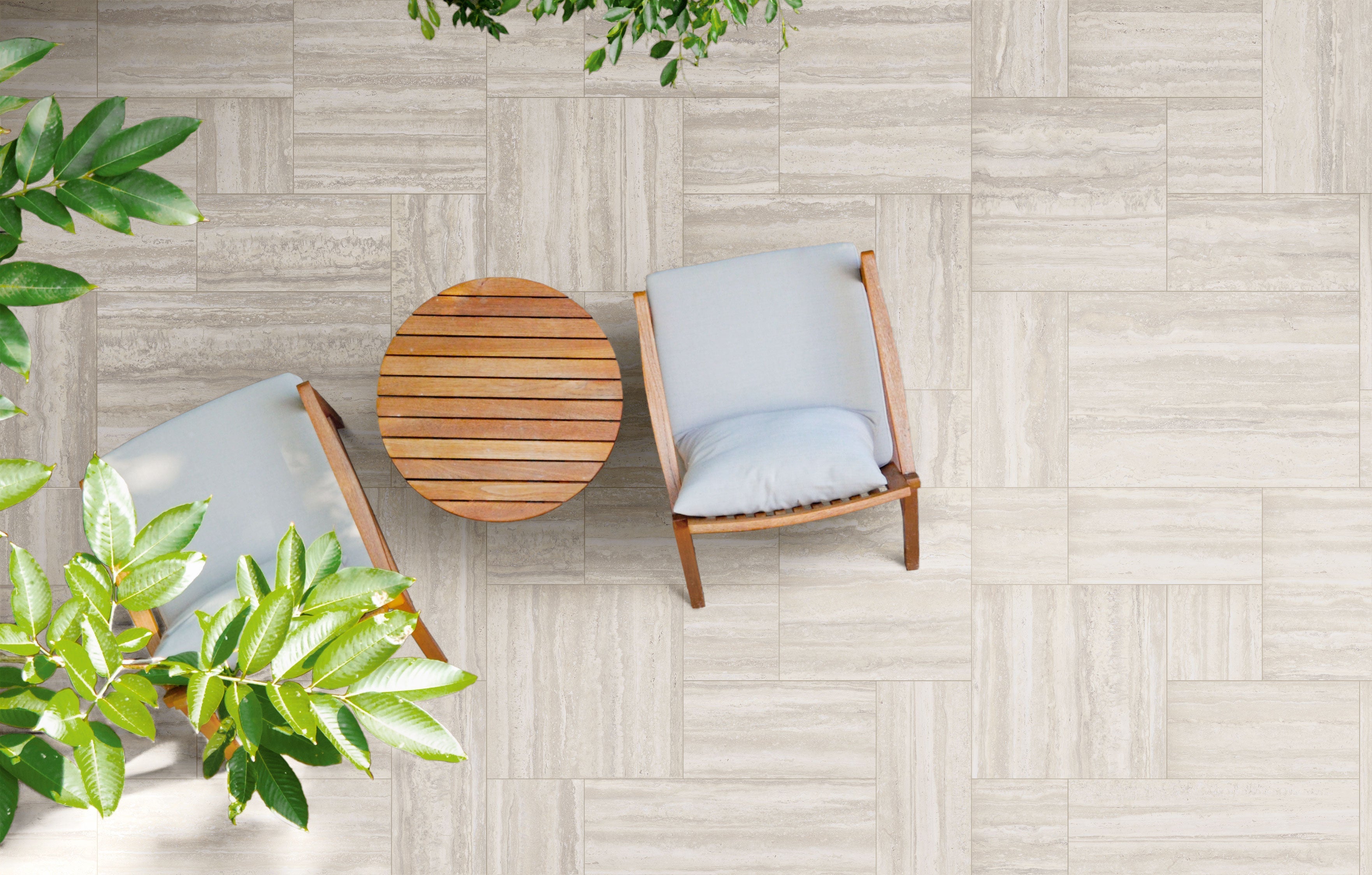 LITH: Legacy White Paving Tile (12"x12"x20-mm | grip)